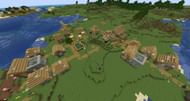Abandoned villages are much rarer than ordinary villages. (Image via Mojang)